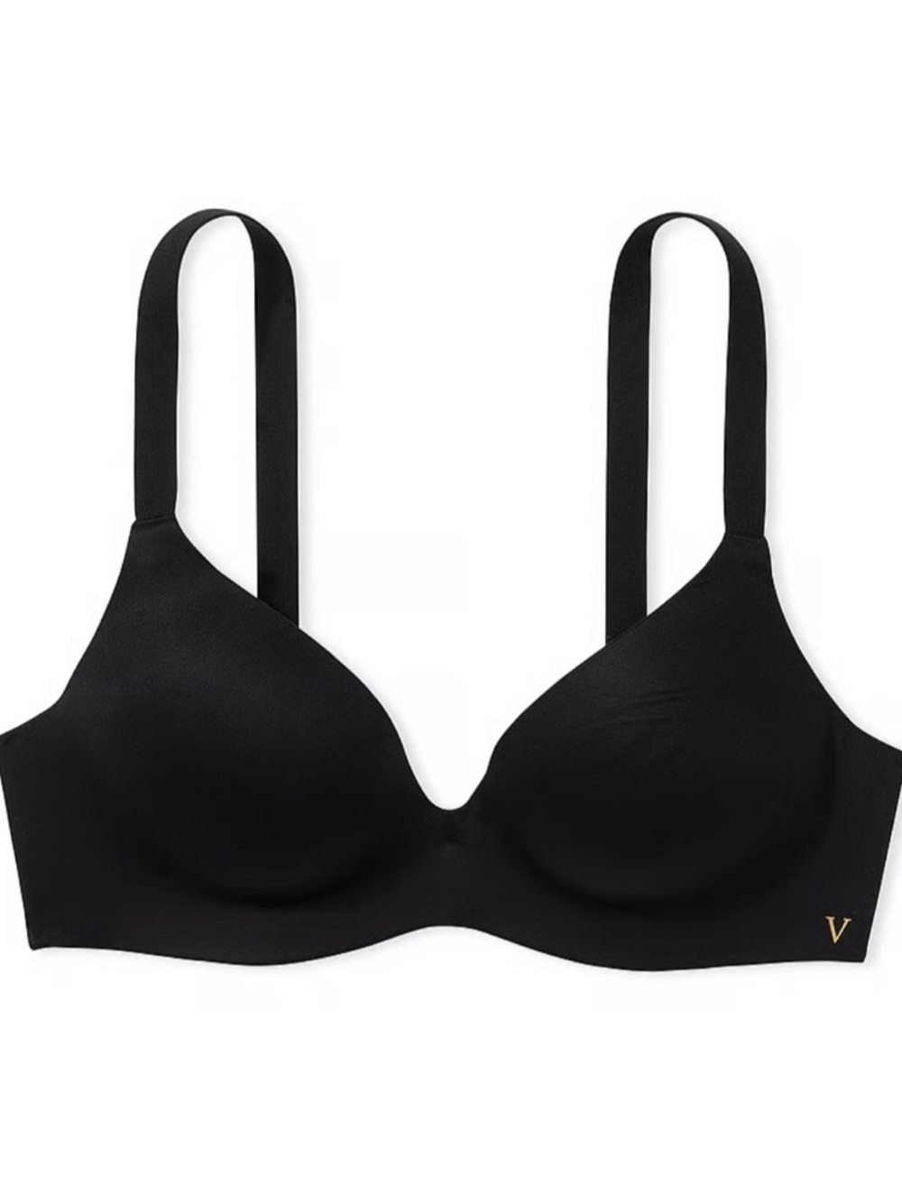 Victoria’s Secret Infinity Flex Lightly Lined Wireless Plunge Bra Black 36B